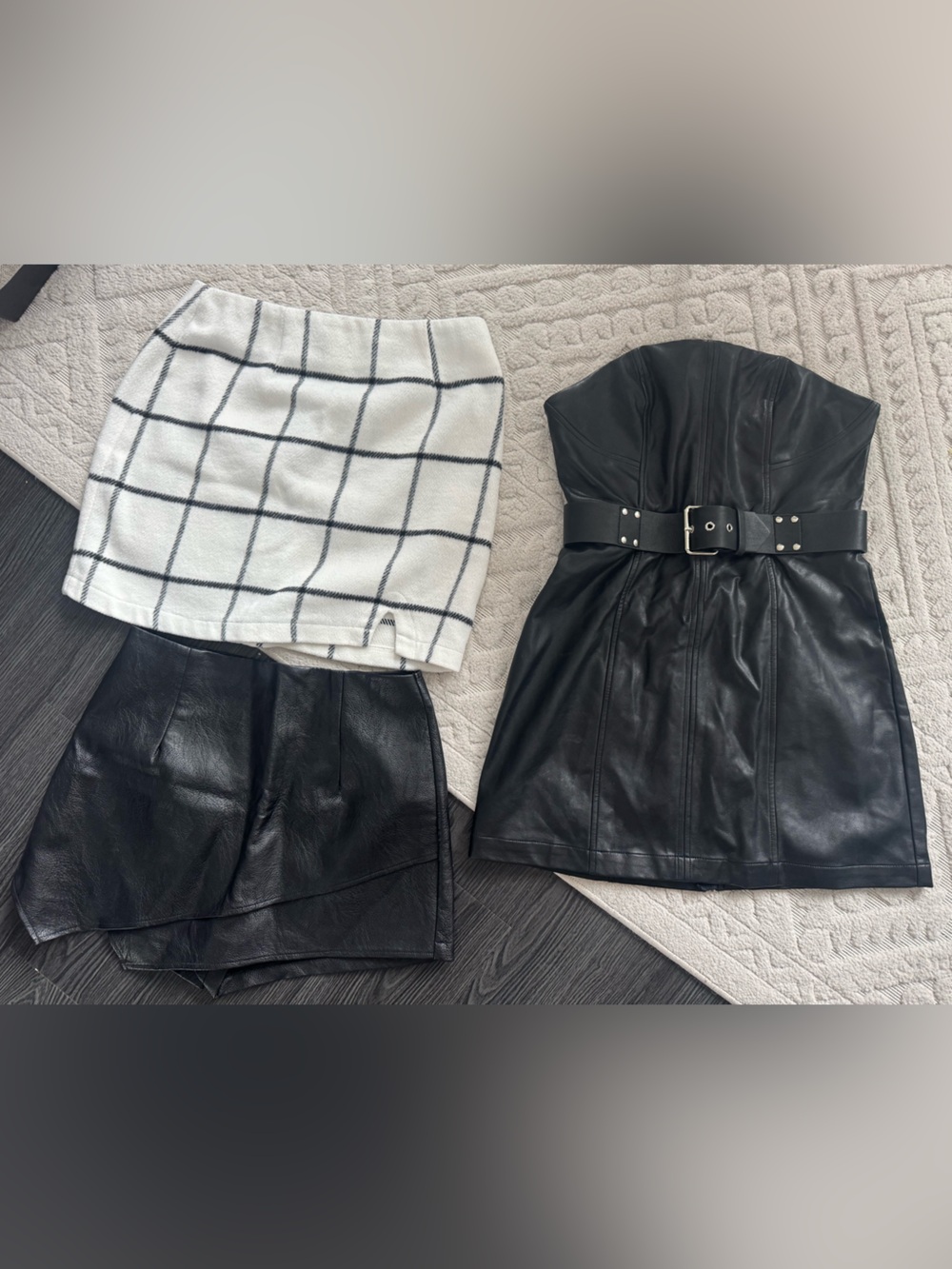 Anthropologie Dress and Two Lulus skirt/skort